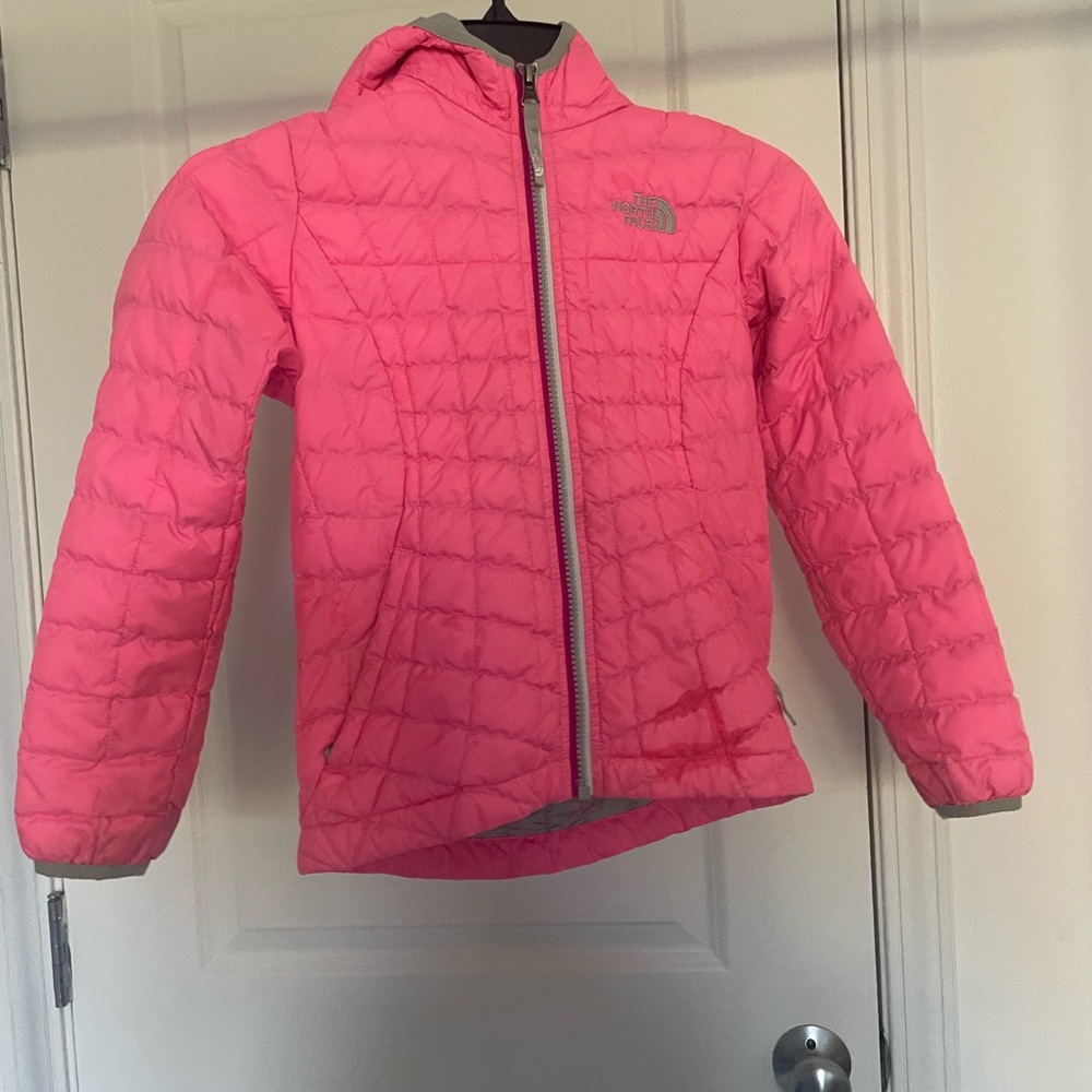 The North Face Vibrant Pink Quilted Jacket